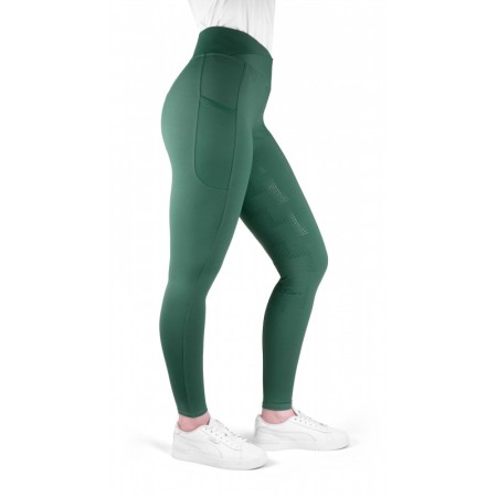 Legging de Equitación Mujer "JE T'AIME EK-FLORA" Full Grip de EQUITHÈME