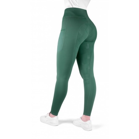 Legging de Equitación Mujer "JE T'AIME EK-FLORA" Full Grip de EQUITHÈME