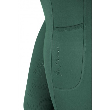 Legging de Equitación Mujer "JE T'AIME EK-FLORA" Full Grip de EQUITHÈME