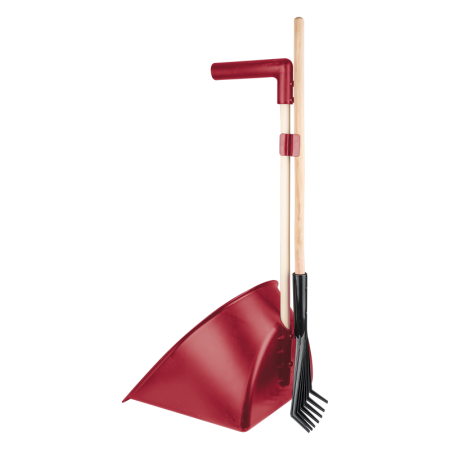 Recogedor Estiércol Shaker XL con Rastrillo de WALDHAUSEN