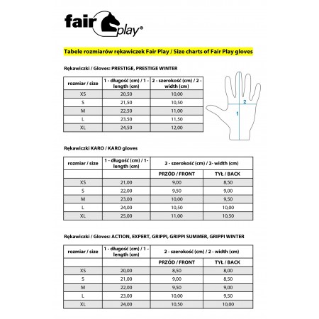 Guantes de Equitación Grippi Winter Fair Play