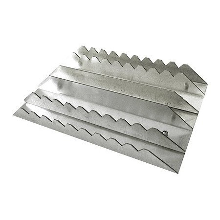 Almohaza de aluminio rectangular