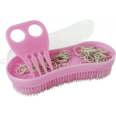 Set cepillo para trenzar Hippo-Tonic