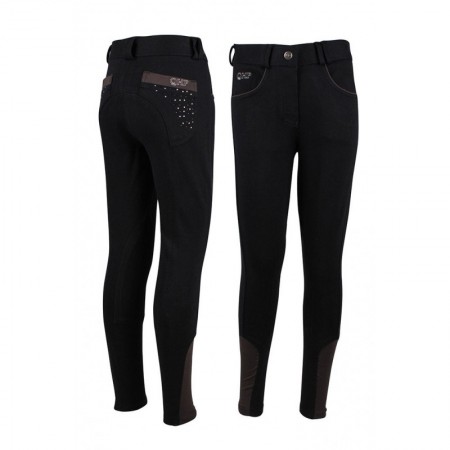 Pantalón equitación niña QHP Pearl