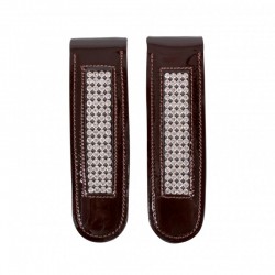 Clip decorativo de cuero para bota QHP Madonna