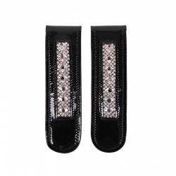 Clip decorativo de cuero para bota QHP Shakira
