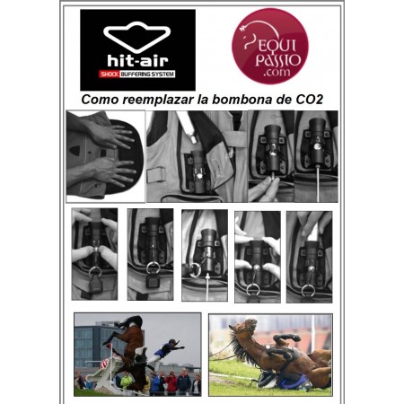 Cartucho CO2 Hit-Air airbag 48CC