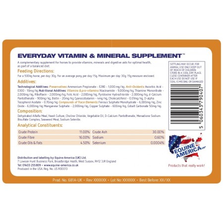 EVERYDAY VITAMIN & MINERAL 1260 g
