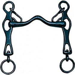 Bocado portugués Castecus Eco Pavonado 12,5 cm