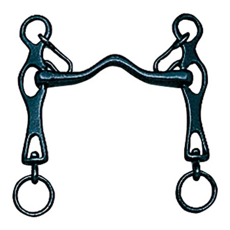 Bocado portugués Castecus Eco Pavonado 12,5 cm