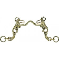 Bocado portugués labrado 12,5 cm 2
