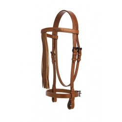 Cabezada de montar vaquera HH con ahogadero