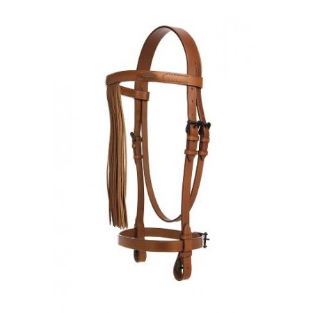 Cabezada de montar vaquera HH con ahogadero