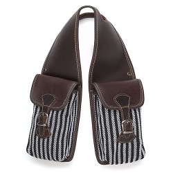 Alforjas HH lona para perilla silla vaquera