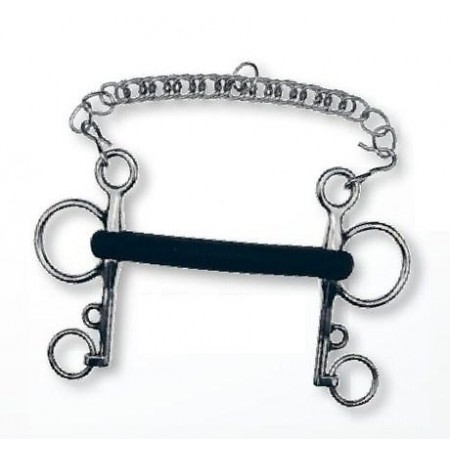 Pelham recto goma dura de Feeling