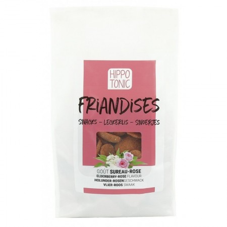Caramelos HIPPOTONIC para caballlo, sabor saúco y rosa (600g)
