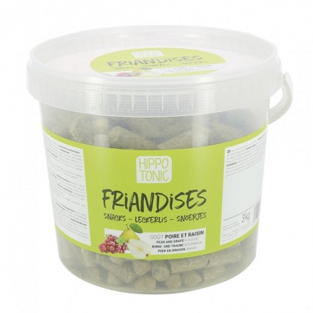 Caramelos HIPPOTONIC para caballo sabor Pera y Uvas