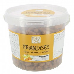 Caramelos HIPPOTONIC para caballo sabor Plátano y Zanahoria