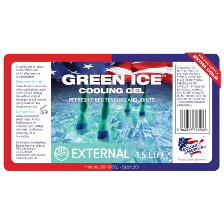 GREEN ICE GEL™ para los tendones del caballo 1,5l