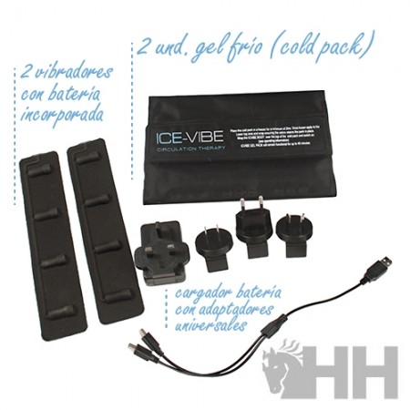 PROTECTOR HORSEWARE ICE-VIBE (SET COMPLETO) TENDON