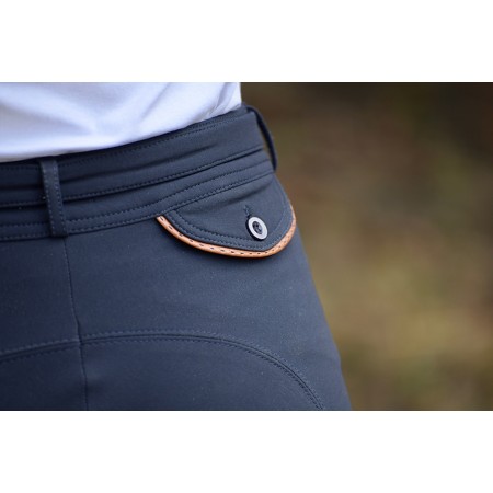 Pantalón de equitación con grip Point Sellier de Pénélope Leprevost