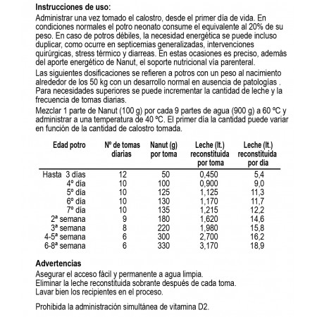Extra Foal leche para potros (5 kg)
