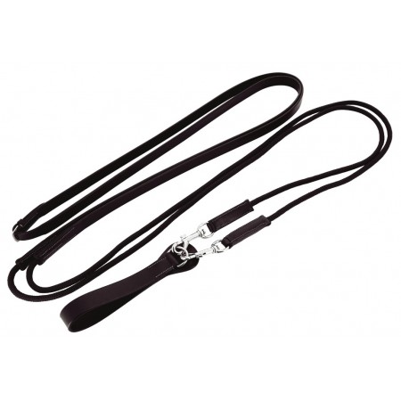Riendas alemanas de piel y cuerda para caballo de Norton Pro