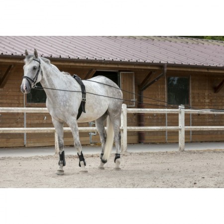 Riendas largas de cuero/cuerda de RIDING WORLD