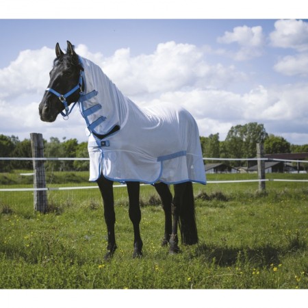 Manta antimoscas con cubrecuello para caballo Combo de RIDING WORLD