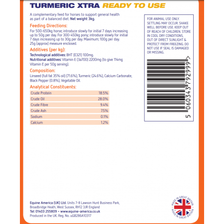 EQUINE TURMERIC 3 kg