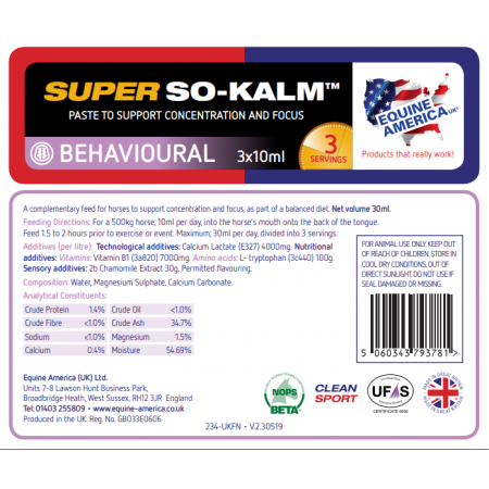 SUPER SO-KALM® Paste 30 ml - 3 dosis