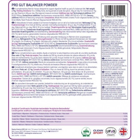 PRO GUT Balancer Powder 450g de EQUINE AMERICA