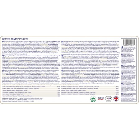 BETTER BONES™ pellets, para unos huesos fuertes y sanos 3,5 kg
