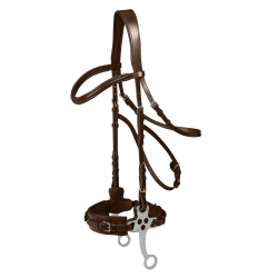 Brida X-Line Hackamore de Waldhausen sin embocadura