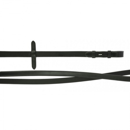 Riendas lisas de cuero Eric Thomas Elite 16mm