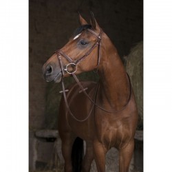 Riendas de cuero Hunter Nonton Pro 16mm