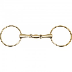 Filete para caballo tres piezas 2 anillas grandes Anatomic Feeling alpaca