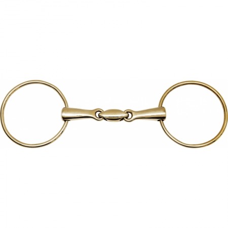 Filete para caballo tres piezas 2 anillas grandes Anatomic Feeling alpaca