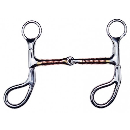 Bocado de entrenamiento con espirales para caballo de Feeling