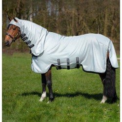 Manta RAMBO SWEETITCH HOODY anti-moscas con cubre-cuello