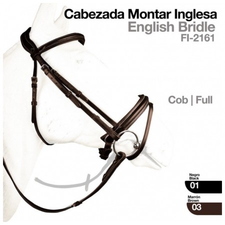 Cabezada de Montar Inglesa FI de Zaldi