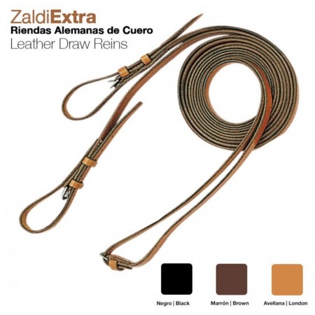 Riendas Alemanas de Cuero de ZALDI EXTRA