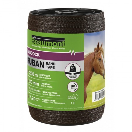 Cinta para Pastor Eléctrico de 20mm Paddock de Beaumont