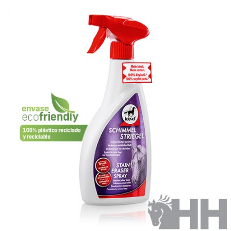 Spray Abrillantador y Blanqueante para Caballos Tordos de LEOVET