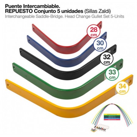 Set de 5 Puentes Intercambiables de...