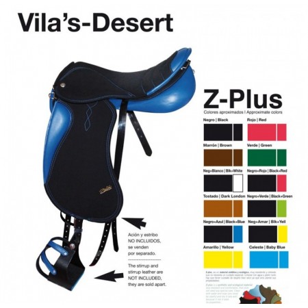 Silla montar raid sintética Zaldi Vila's Desert Z-Plus