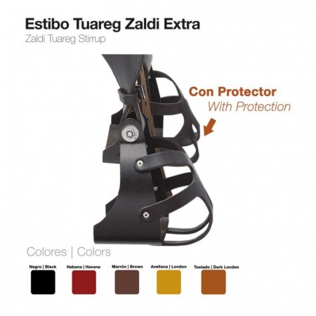 Estribos con protección Tuareg Zaldi