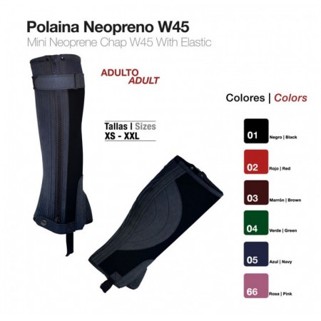 Polaina de Neopreno W45 para Jinete de ZALDI
