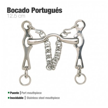 Bocado portugués inox Zaldi 217981
