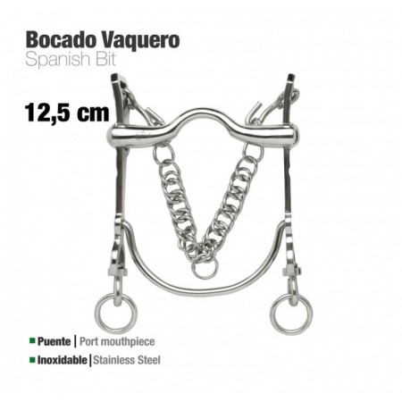 Bocado vaquero Movible Eco. pavonado...
